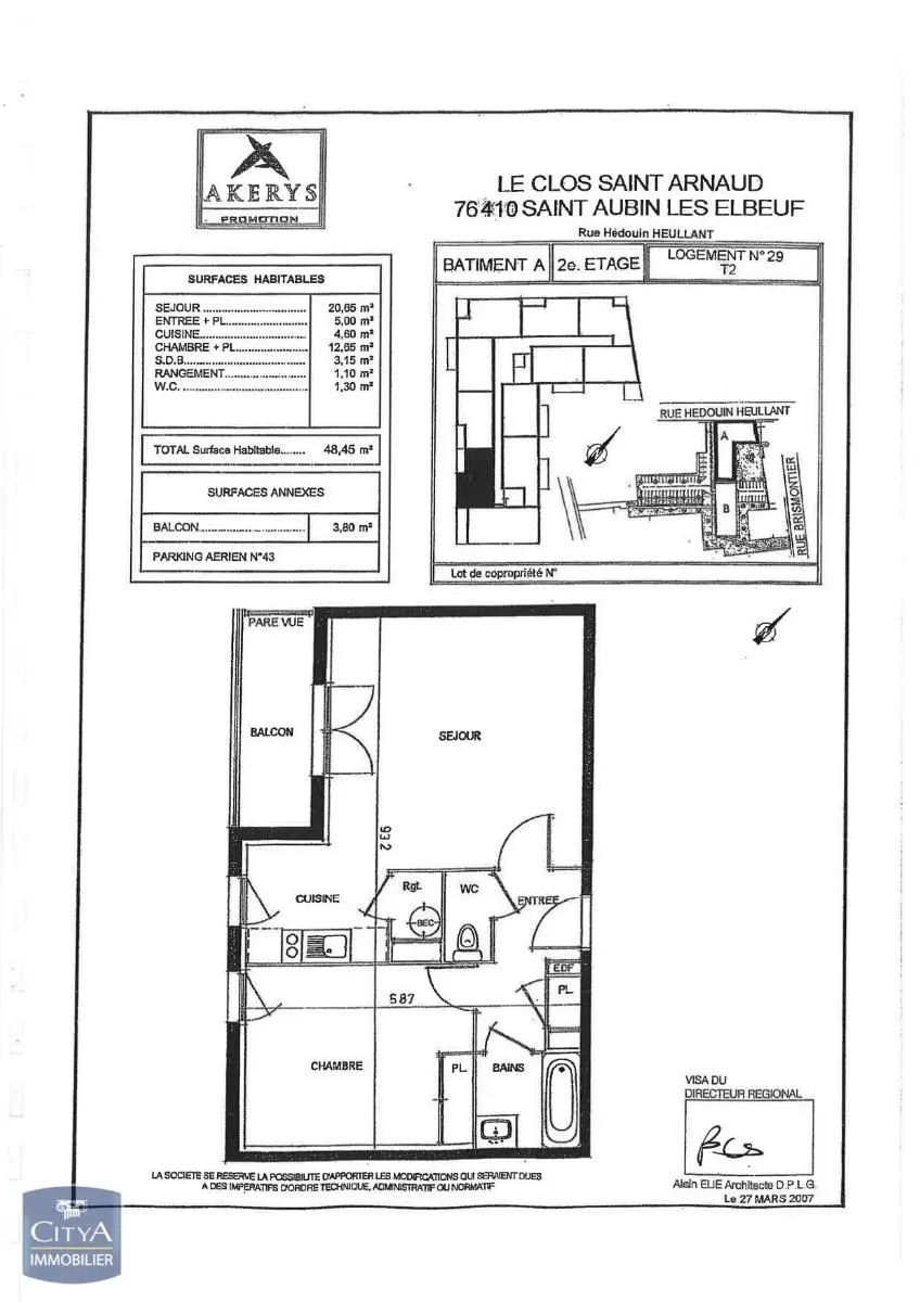 Photo 2 Appartement 2 pièces 48.05m²