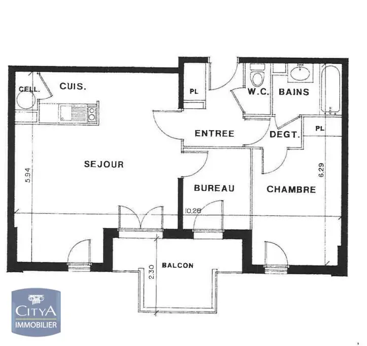 Photo 2 Appartement 2 pièces 56.15m²