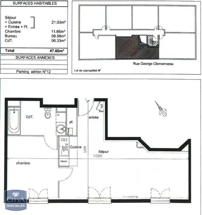 Photo 2 Appartement 2 pièces 47.6m²