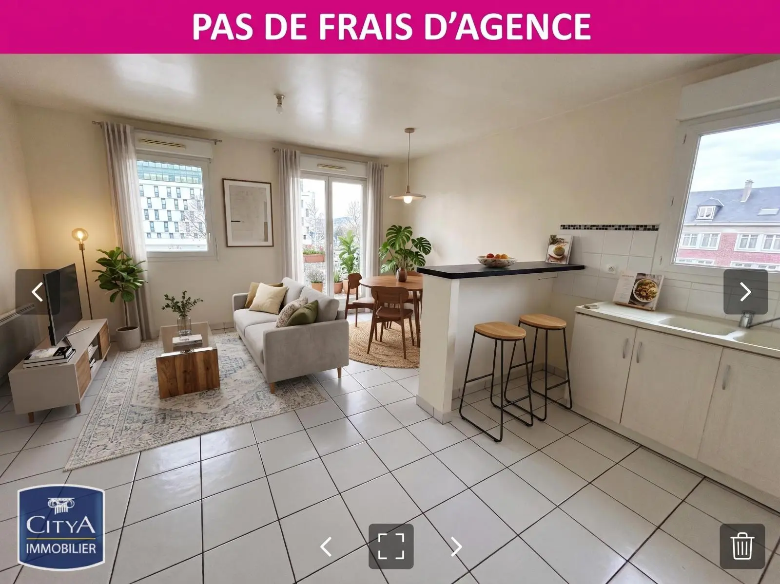 Photo 1 Appartement 3 pièces 61.14m²