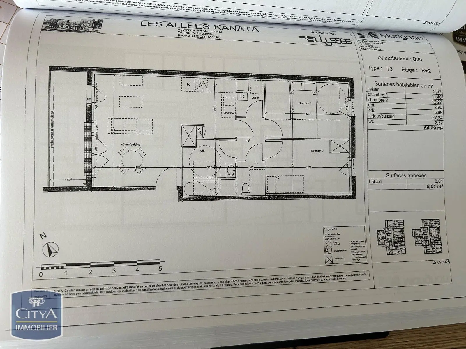 Photo 7 Appartement 3 pièces 64.29m²