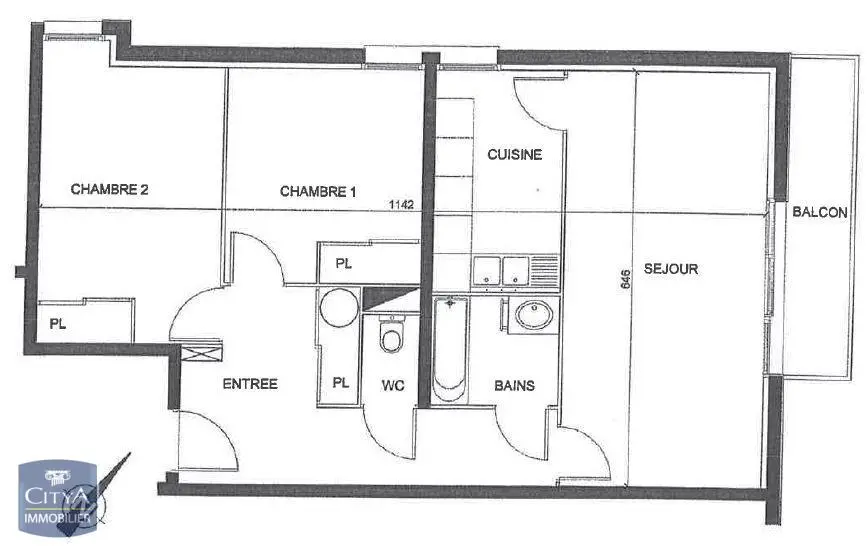 Photo 14 Appartement 3 pièces 62m²
