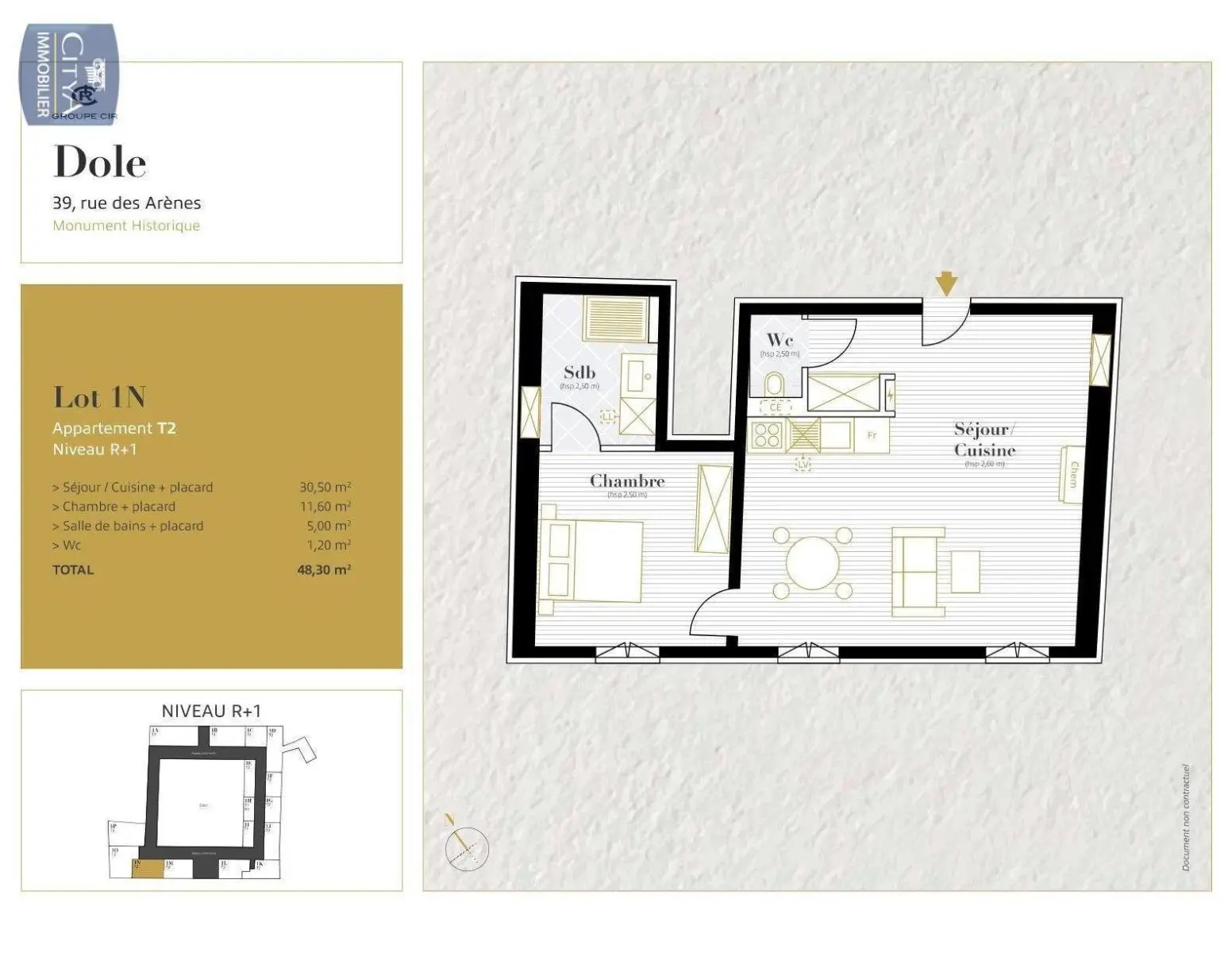 Photo 7 Appartement 2 pièces 48.3m²