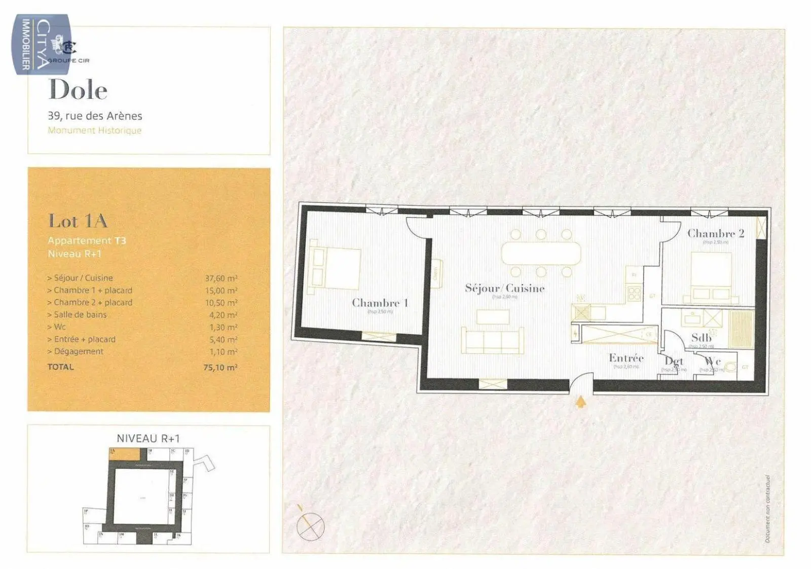 Photo 1 appartement Dole