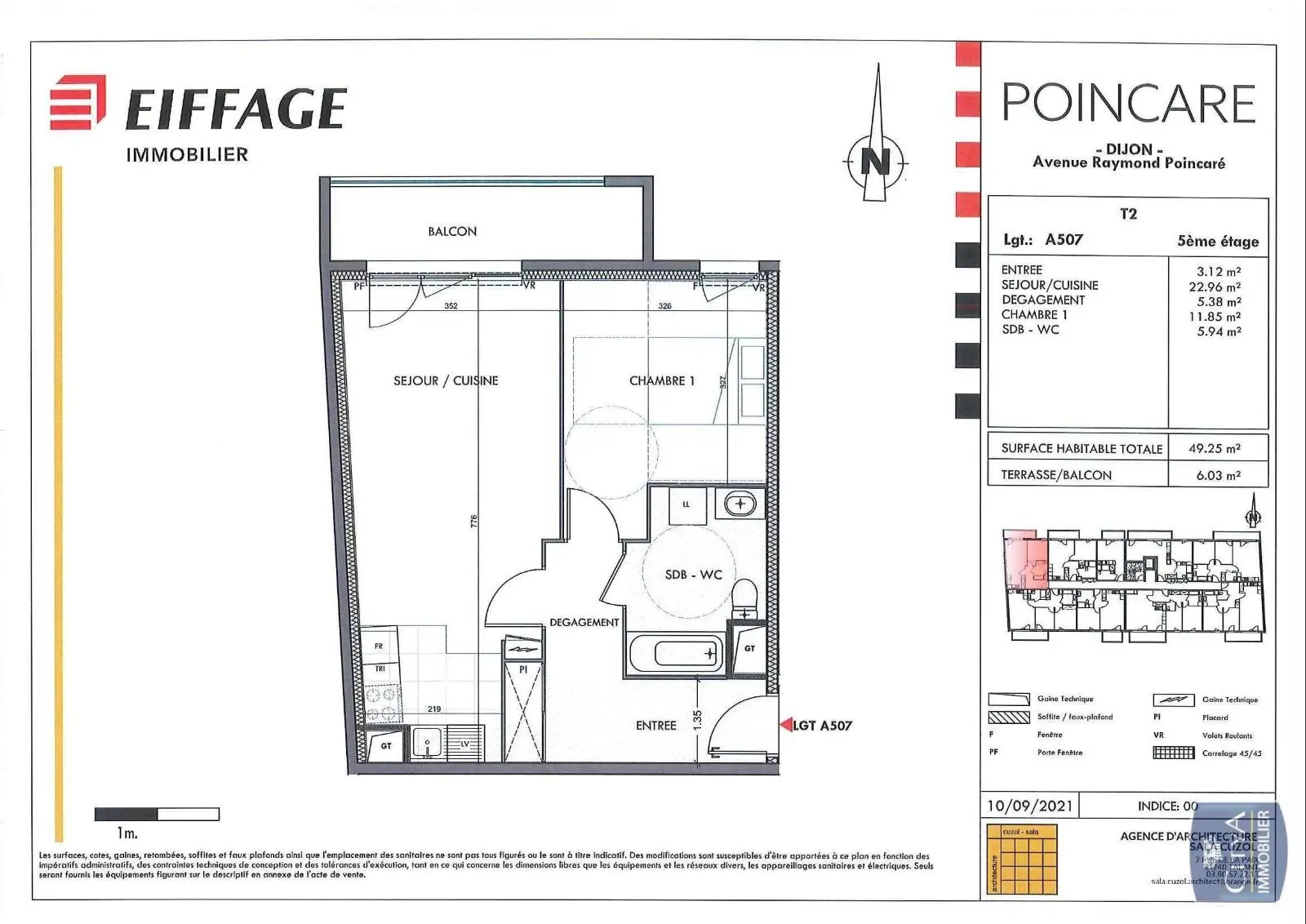 Photo 2 Appartement 2 pièces 49.25m²