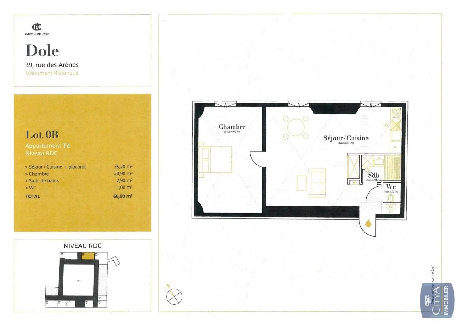 Photo 1 appartement Dole