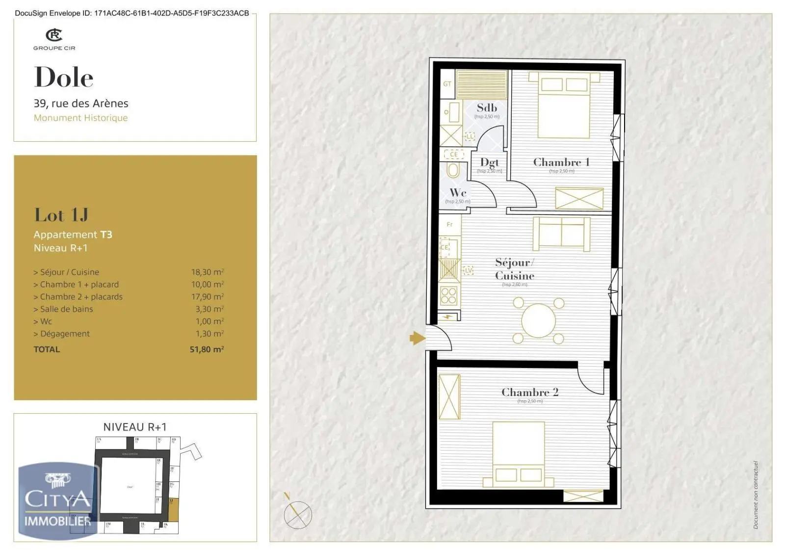 Photo 1 appartement Dole