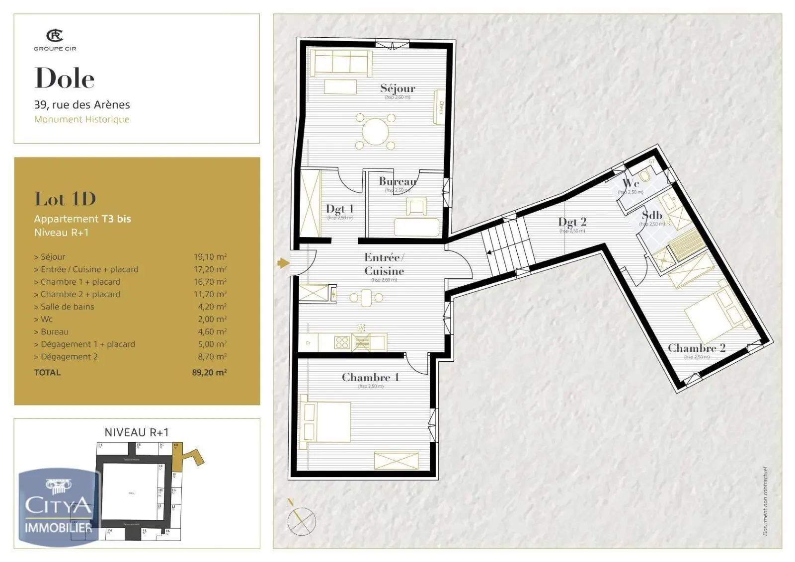 Photo 1 appartement Dole