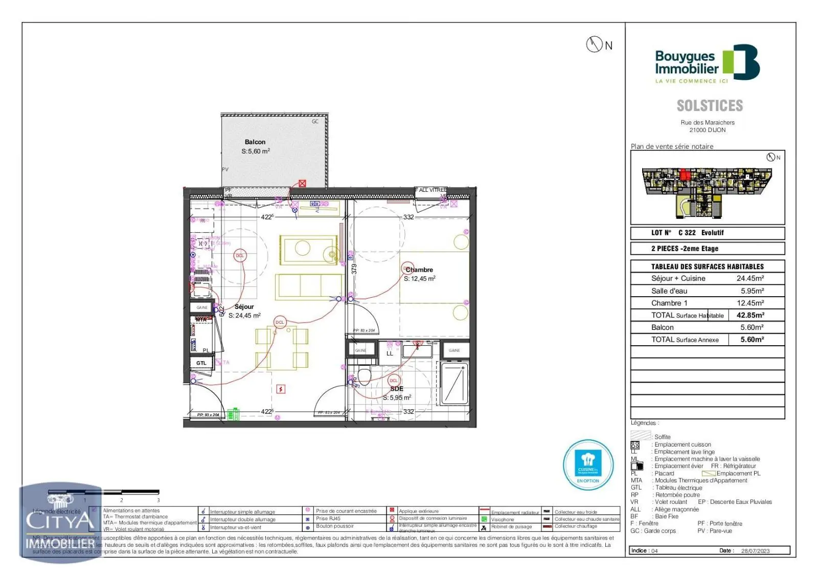 Photo 2 Appartement 2 pièces 42.85m²