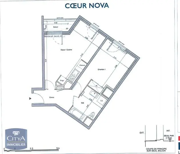 Photo 2 Appartement 2 pièces 46.85m²