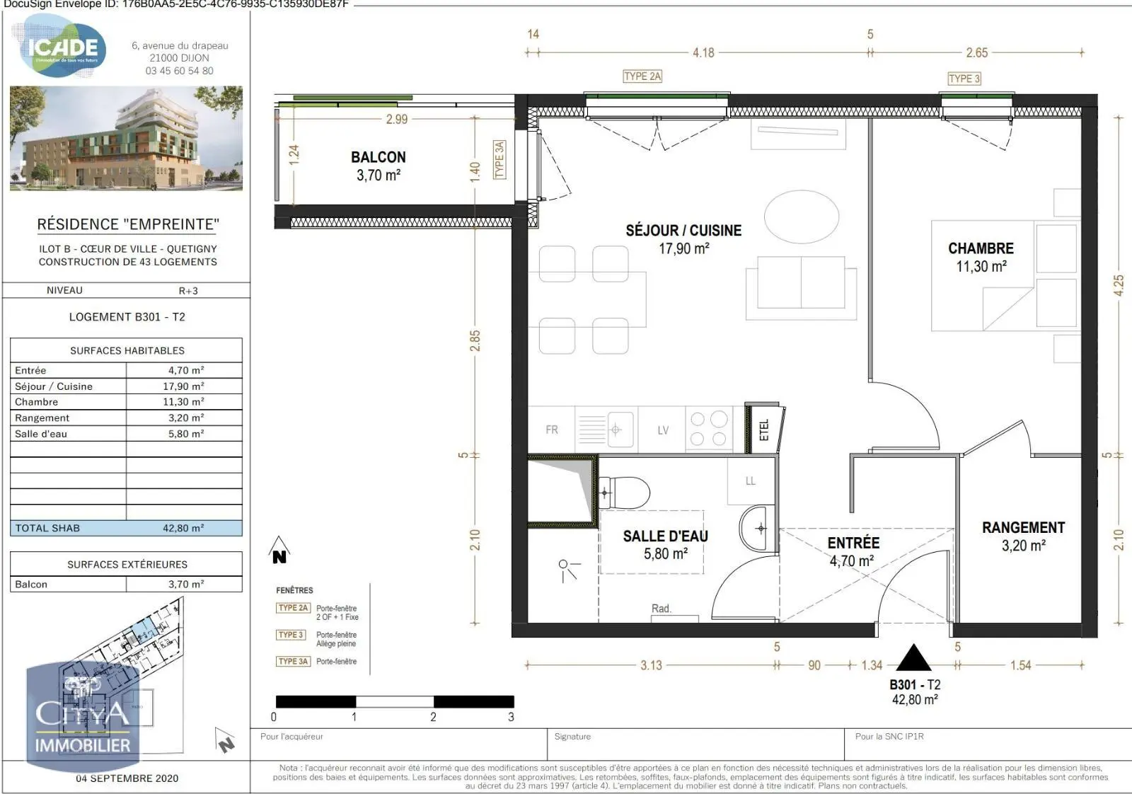 Photo 7 Appartement 2 pièces 42.8m²