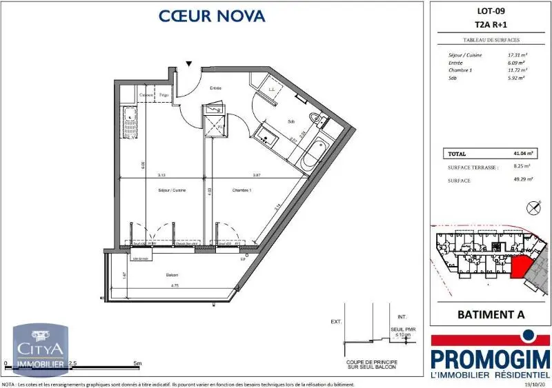 Photo 2 Appartement 2 pièces 41.04m²