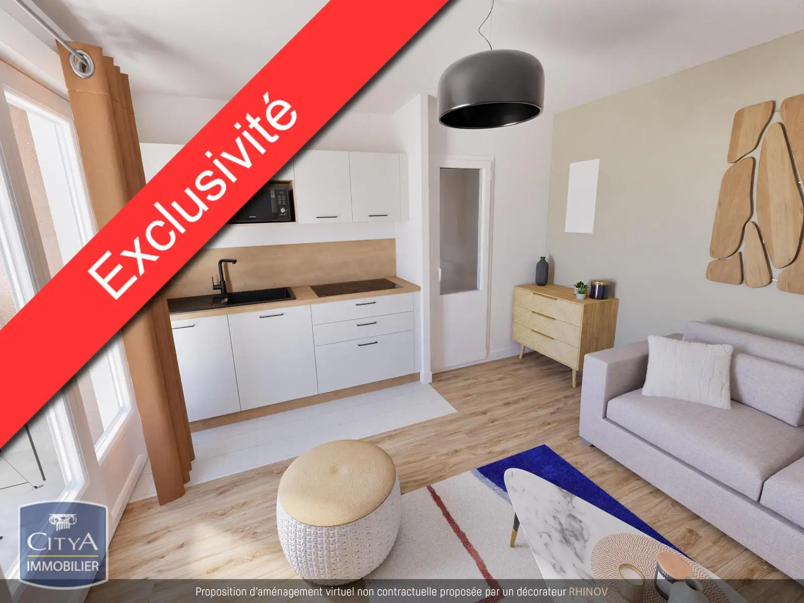 Photo 2 Appartement 1 pièce 20.44m²