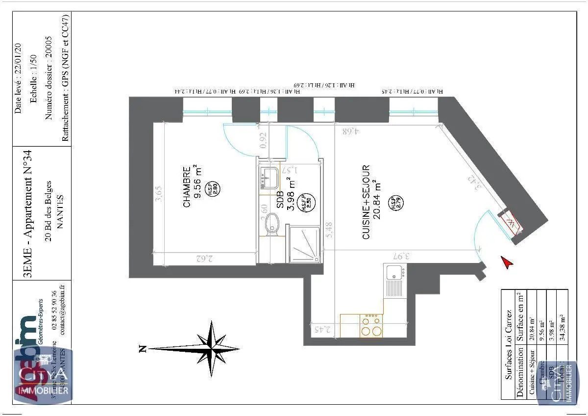 Photo 7 Appartement 2 pièces 34.38m²