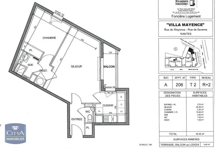 Photo 9 Appartement 2 pièces 45.4m²