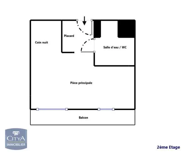 Photo 5 Appartement 1 pièce 24.62m²