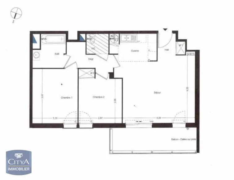 Photo 13 Appartement 3 pièces 62.8m²