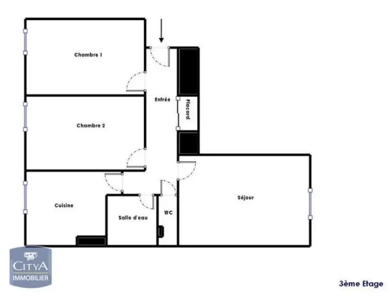 Photo 13 Appartement 3 pièces 50.53m²