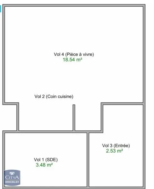 Photo 4 Appartement 1 pièce 24.55m²