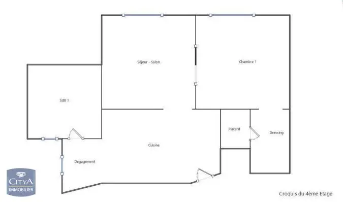 Photo 6 Appartement 2 pièces 38.45m²