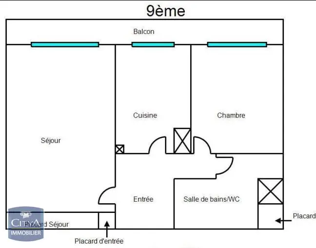 Photo 9 Appartement 2 pièces 44.07m²