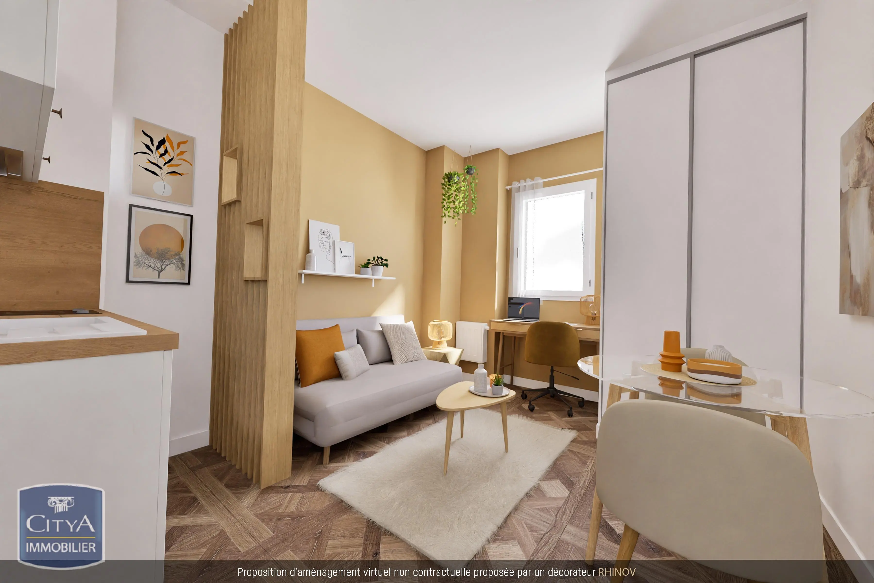 Photo 1 Appartement 1 pièce 14.1m²