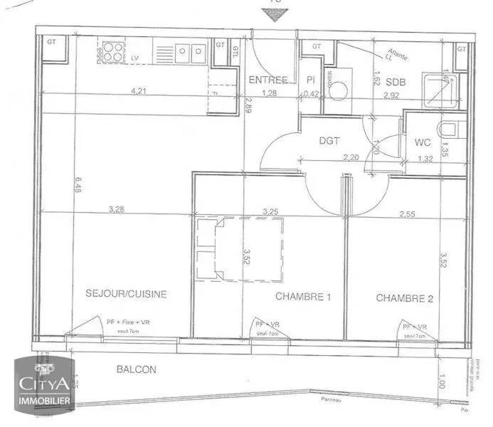 Photo 11 Appartement 3 pièces 56.93m²