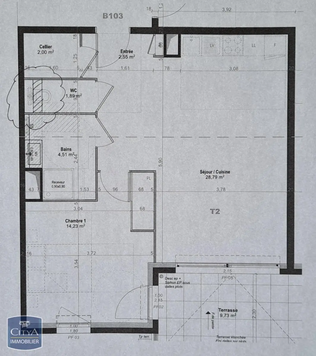 Photo 6 Appartement 2 pièces 53.97m²