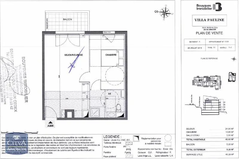 Photo 8 Appartement 2 pièces 42.6m²