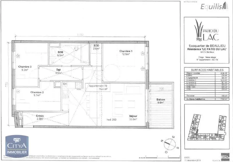 Photo 11 Appartement 4 pièces 79.9m²