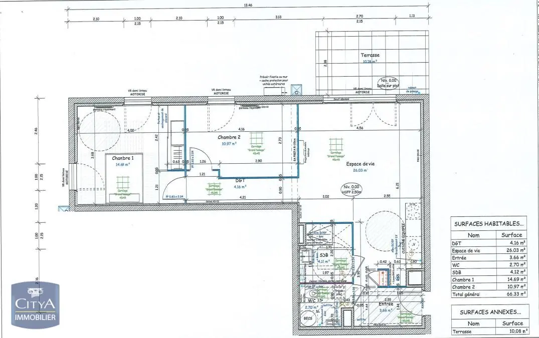 Photo 10 Appartement 3 pièces 66.13m²
