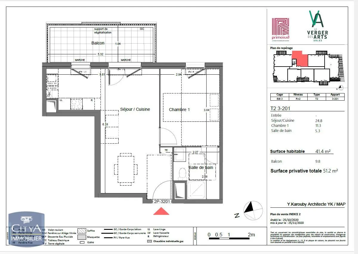 Photo 7 Appartement 2 pièces 41.4m²