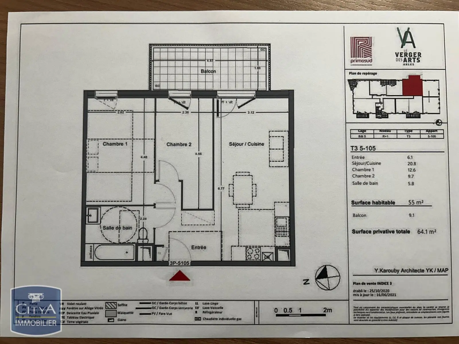 Photo 6 Appartement 3 pièces 55m²