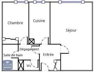 Photo 2 Appartement 2 pièces 45m²