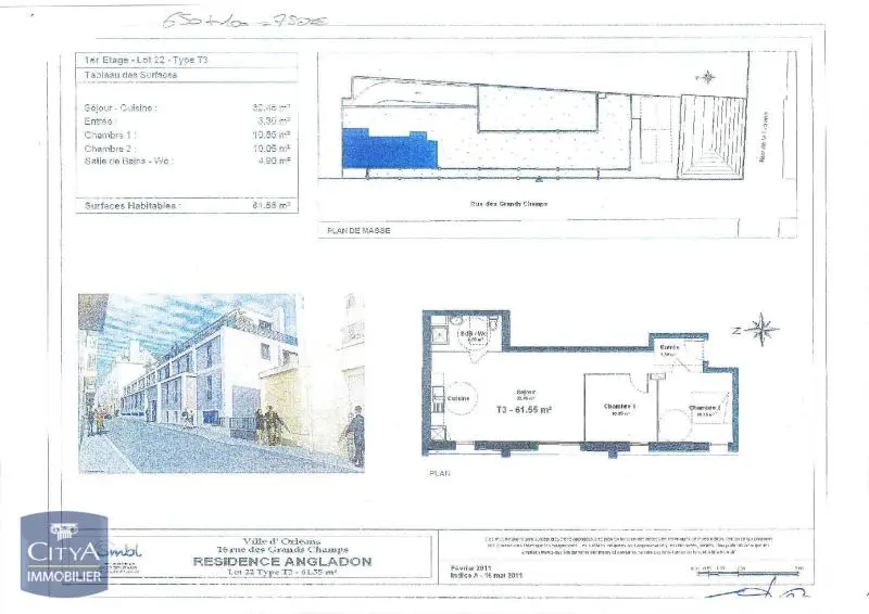 Photo 10 Appartement 3 pièces 61m²