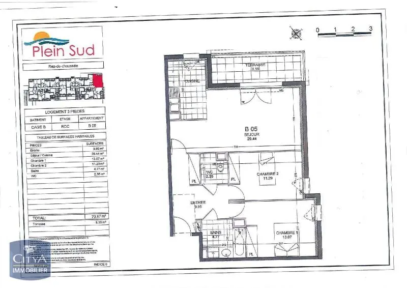 Photo 10 Appartement 3 pièces 70.77m²