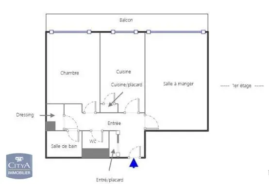 Photo 1 Appartement 2 pièces 50.75m²