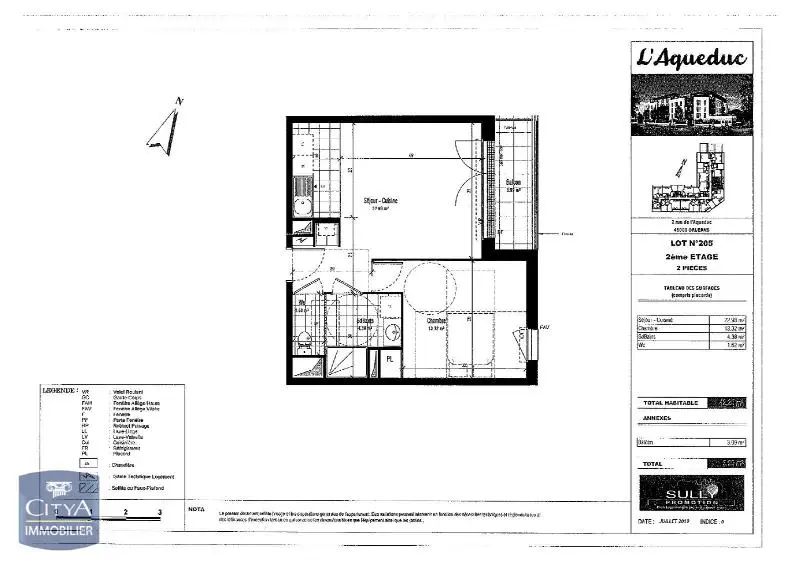 Photo 4 Appartement 2 pièces 42.25m²