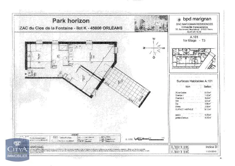 Photo 10 appartement Orléans