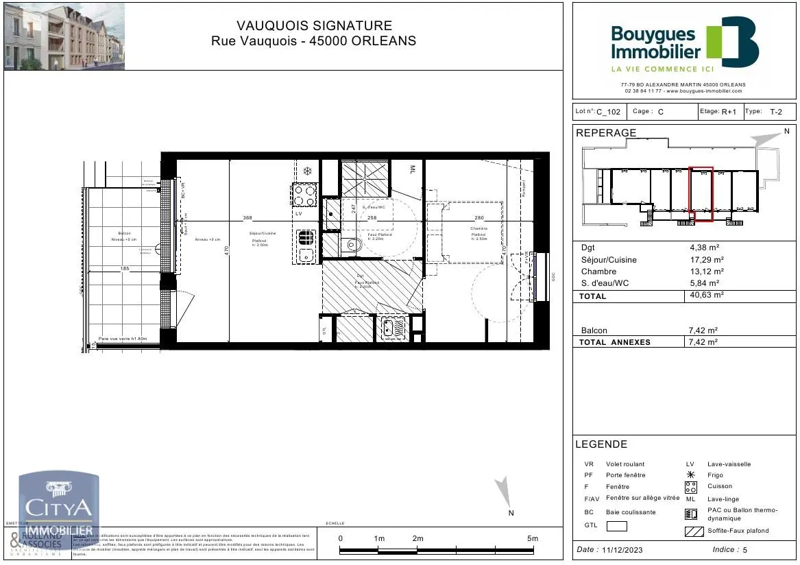 Photo 1 pour Appartement 2 pièces 40.63m² Photo 1 Appartement 2 pièces 40.63m²