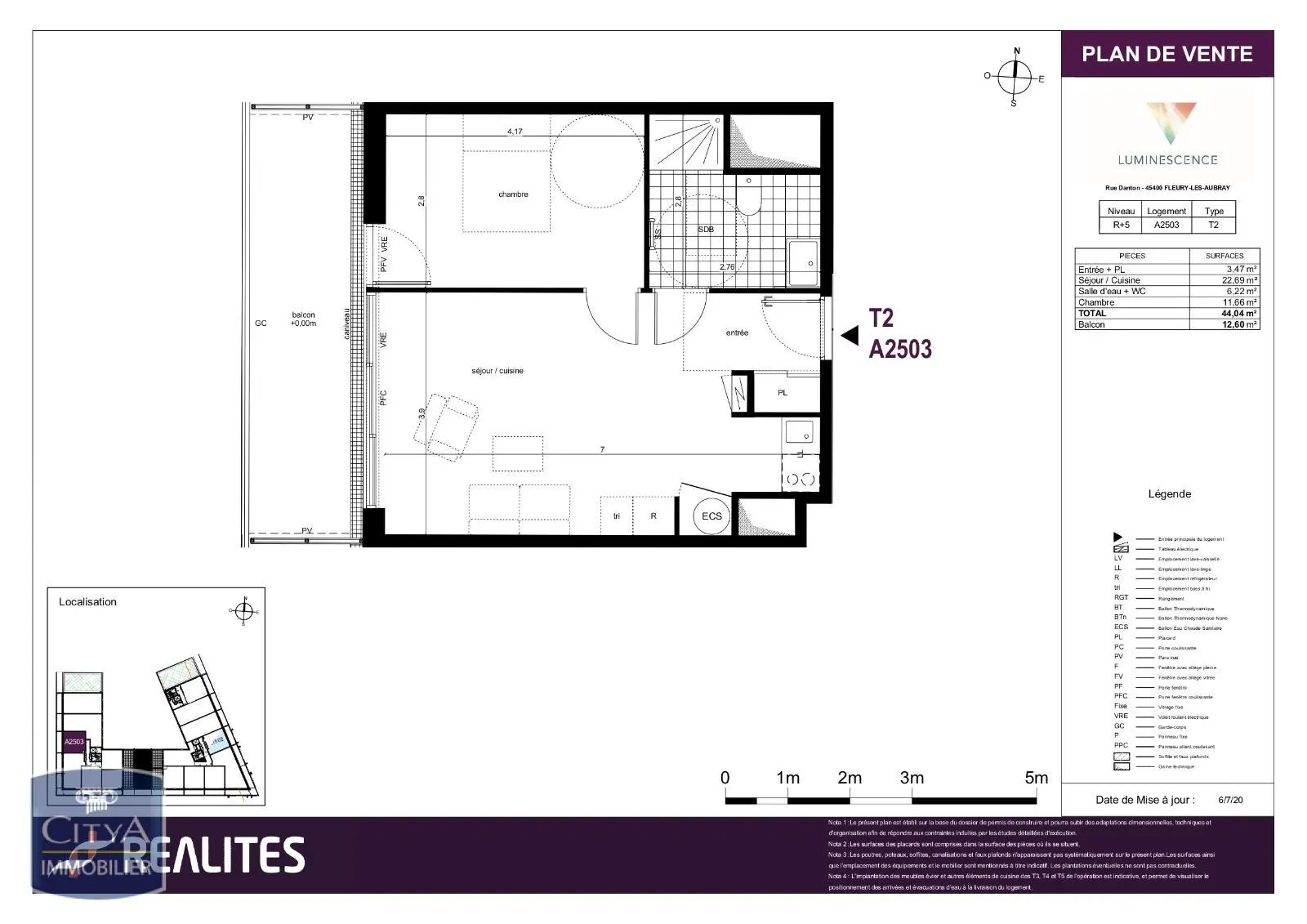 Photo 1 Appartement 2 pièces 44.04m²