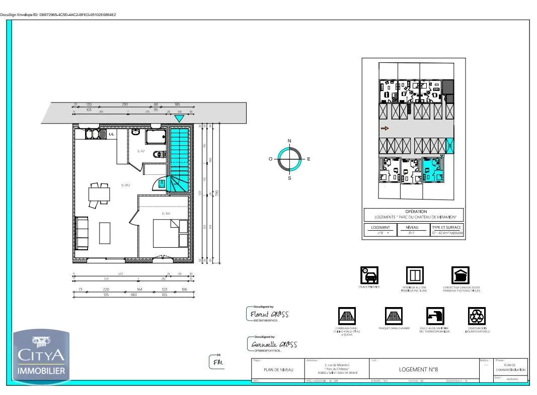 Photo 2 Appartement 2 pièces 42.4m²