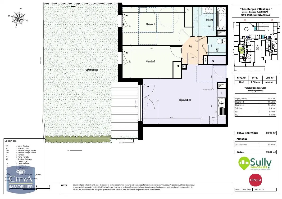 Photo 9 appartement Saint-Jean-de-la-Ruelle