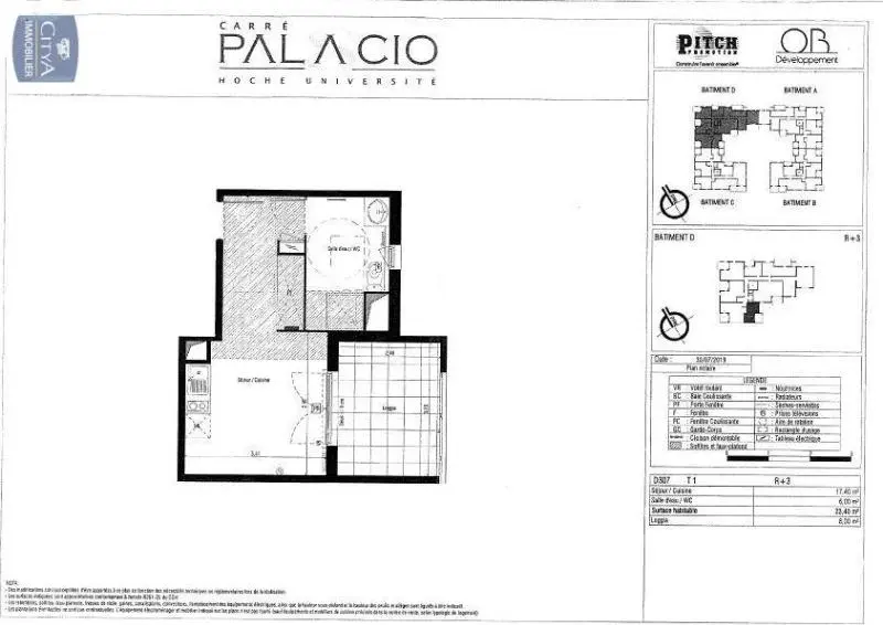 Photo 8 Appartement 1 pièce 23.4m²