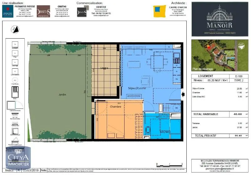 Photo 9 Appartement 2 pièces 40.6m²