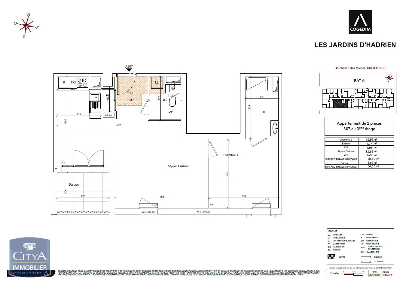 Photo 2 Appartement 2 pièces 58.86m²