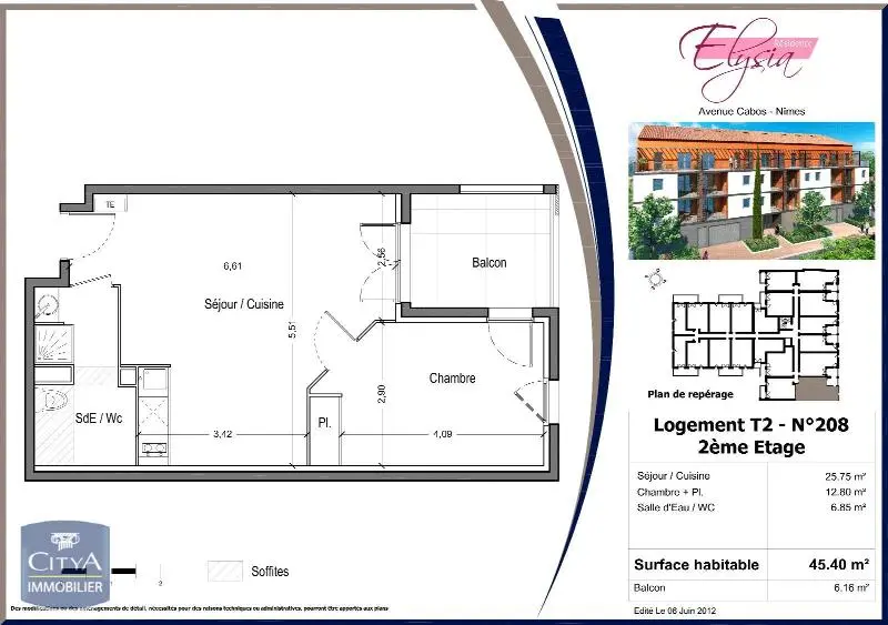 Photo 6 Appartement 2 pièces 43.4m²