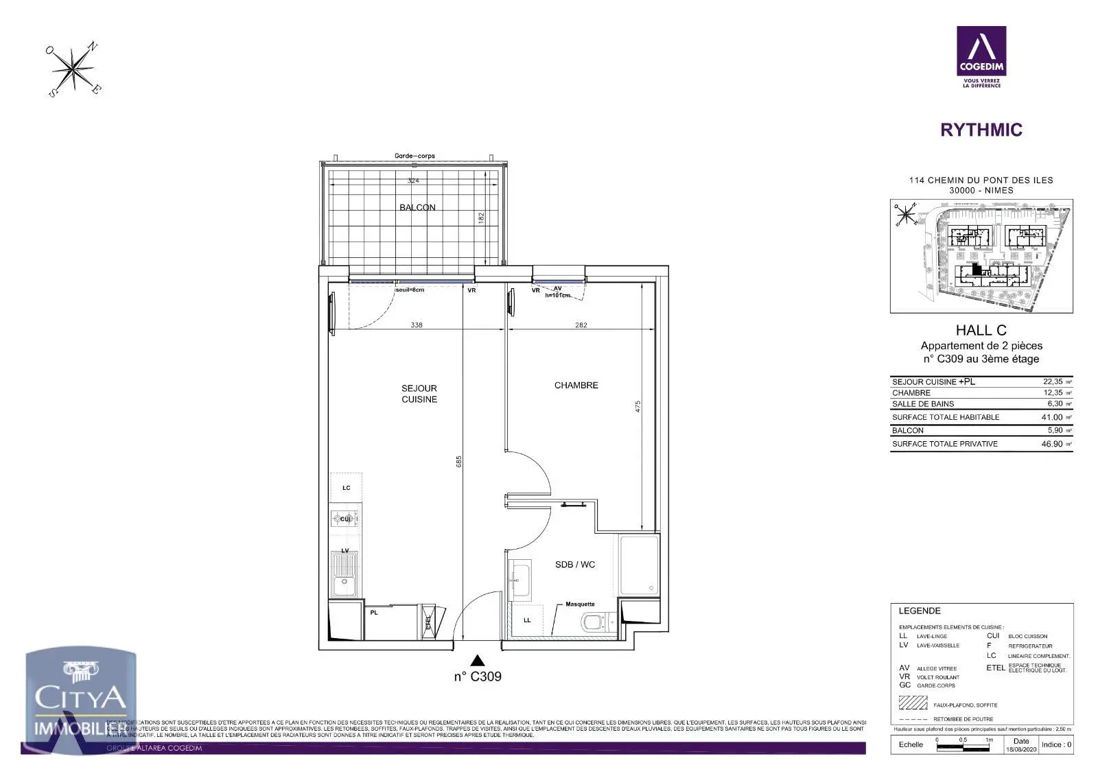 Photo 2 Appartement 2 pièces 41m²