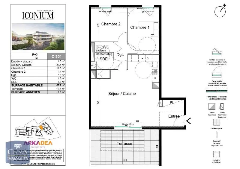 Photo 4 Appartement 3 pièces 67.7m²