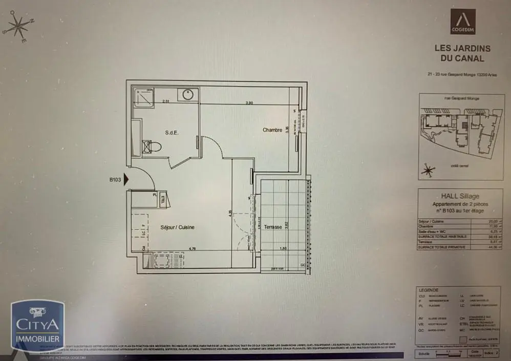 Photo 3 Appartement 2 pièces 38.15m²